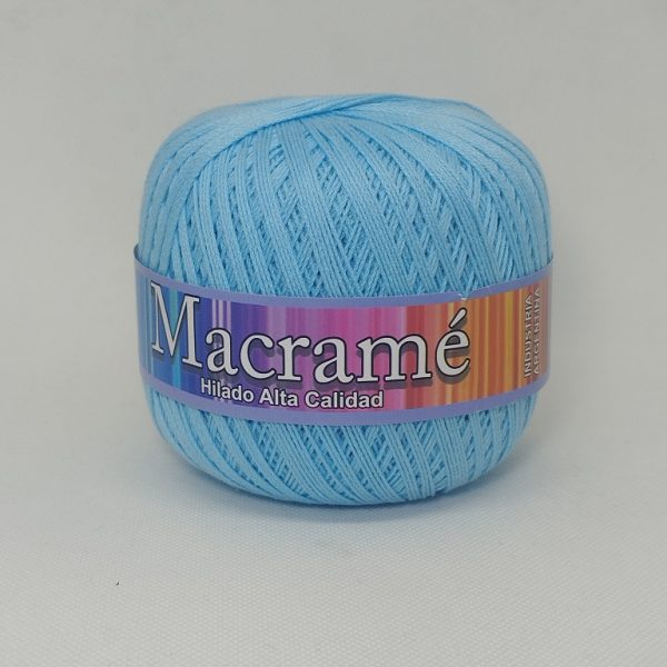 macramé turquesa claro