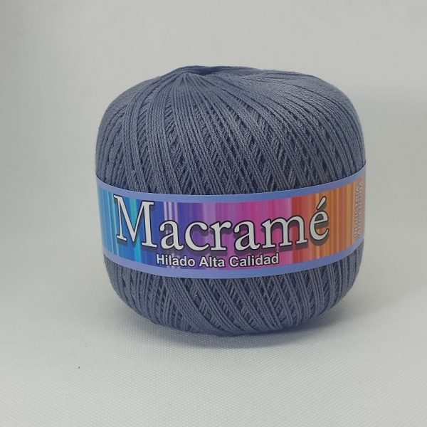 macramé gris acero